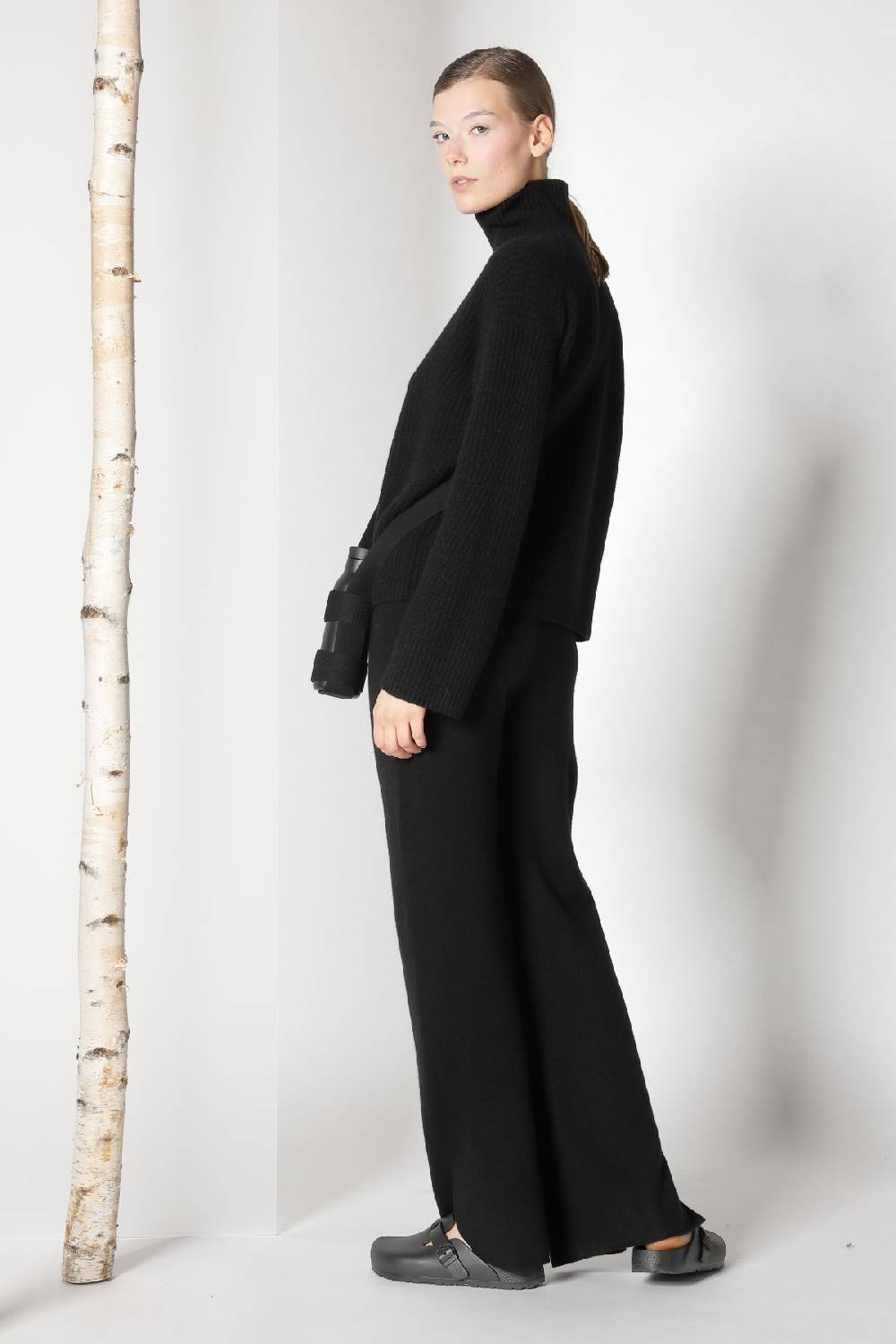 Sminfinity pure icon rib turtle + pure slitted pants Cyber Monday
