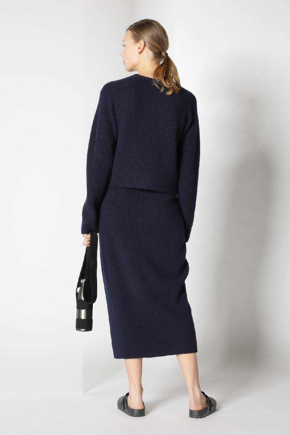 Sminfinity pure icon rib jacket + pure all needle tulip skirt Zeitlich begrenztes Angebot
