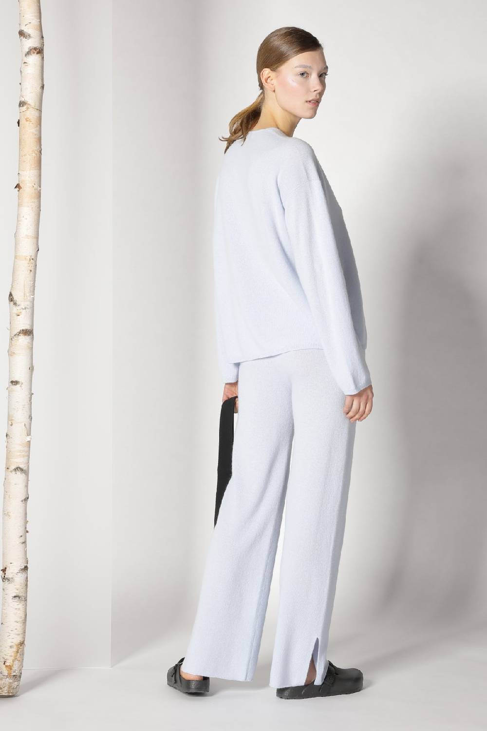 Sminfinity pure V jumper + pure slitted pants Bestseller