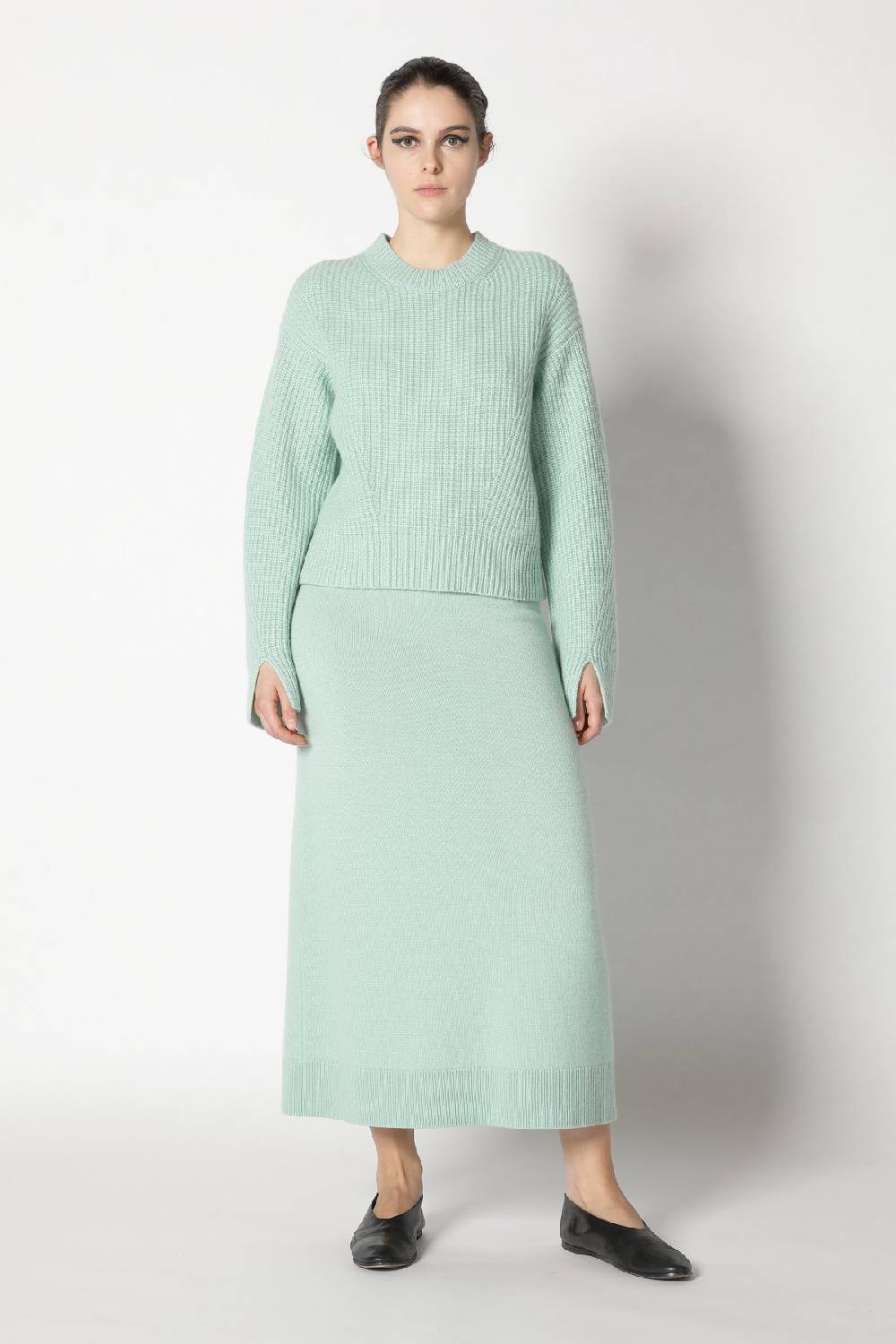 Sminfinity icon rib crew neck + infinite palazzo pants Tiefpreis
