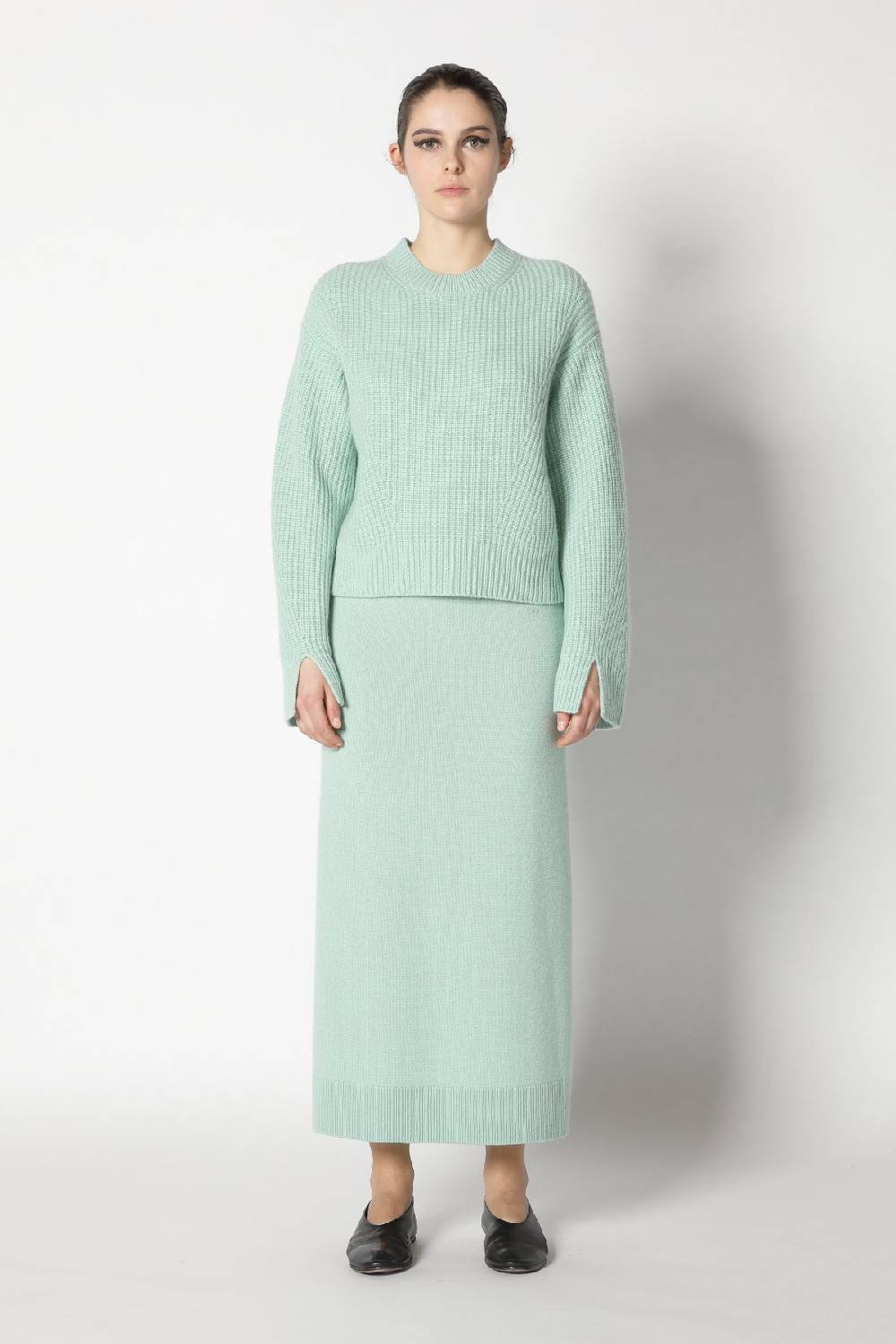 Sminfinity icon rib crewneck + pure A skirt Kostenlose Rückgabe