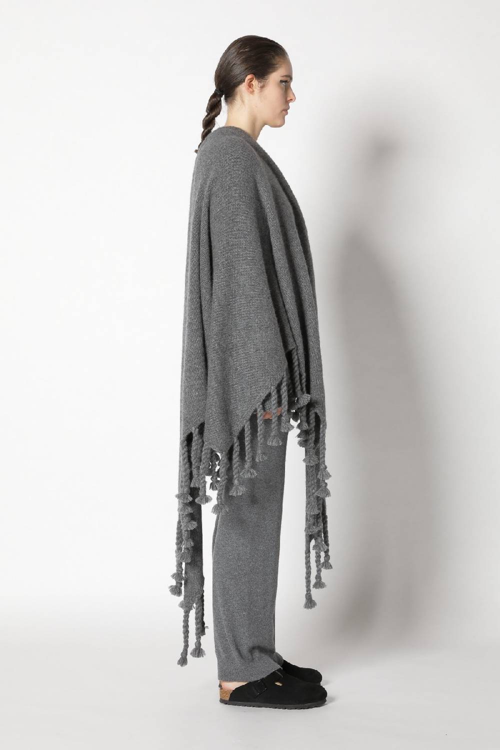 Sminfinity fluffy rib v neck + fluffy triangle + infinite palazzo pants Riesige Rabatte
