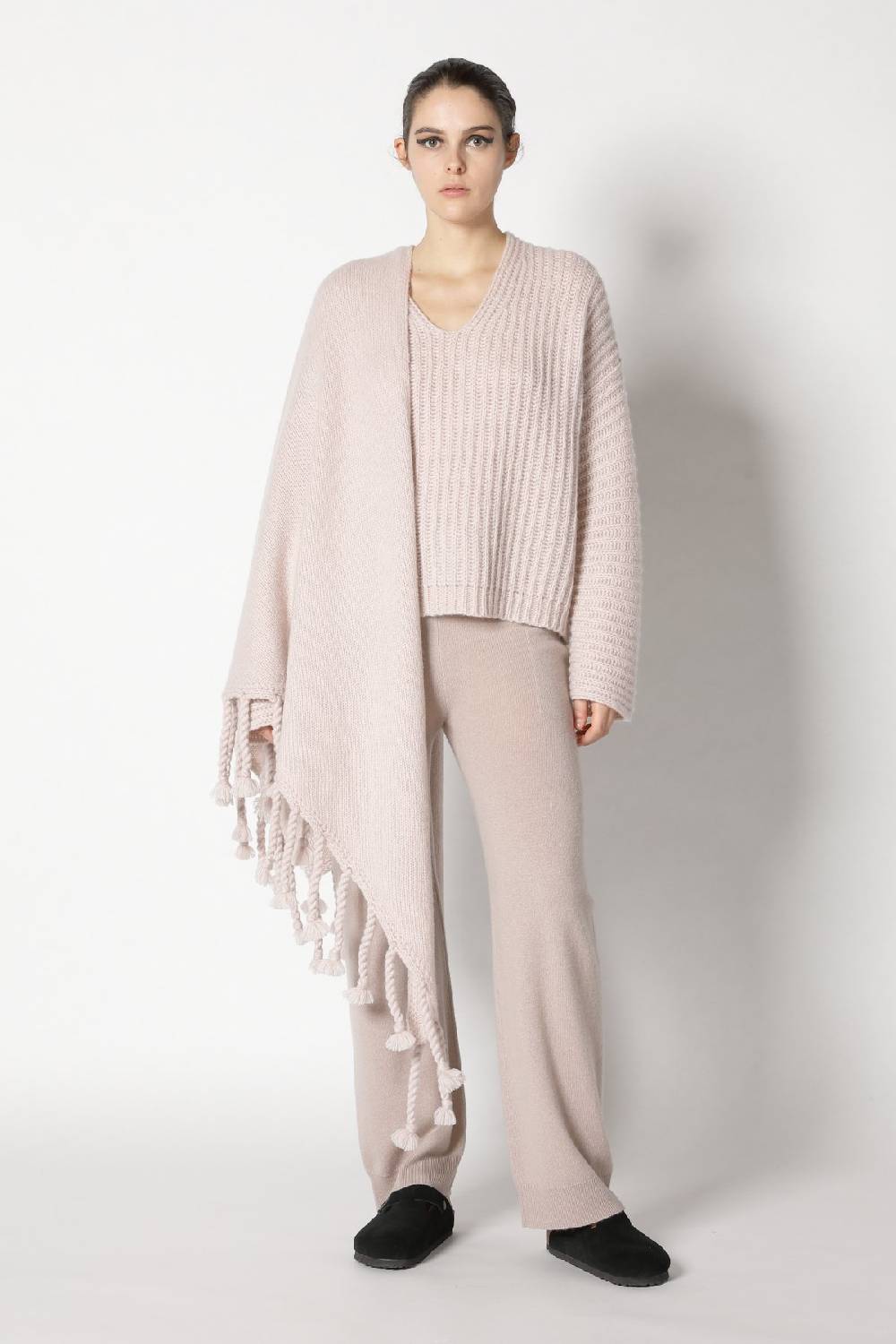 Sminfinity fluffy rib v neck + infinite palazzo pants Black Friday Preise