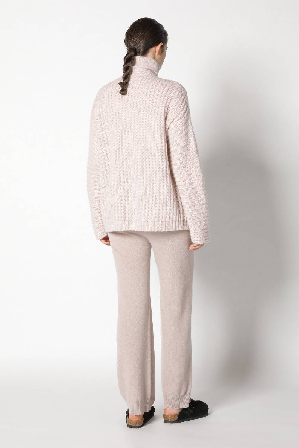 Sminfinity fluffy rib jacket + fluffy turtle top + infinite palazzo pants zollfrei