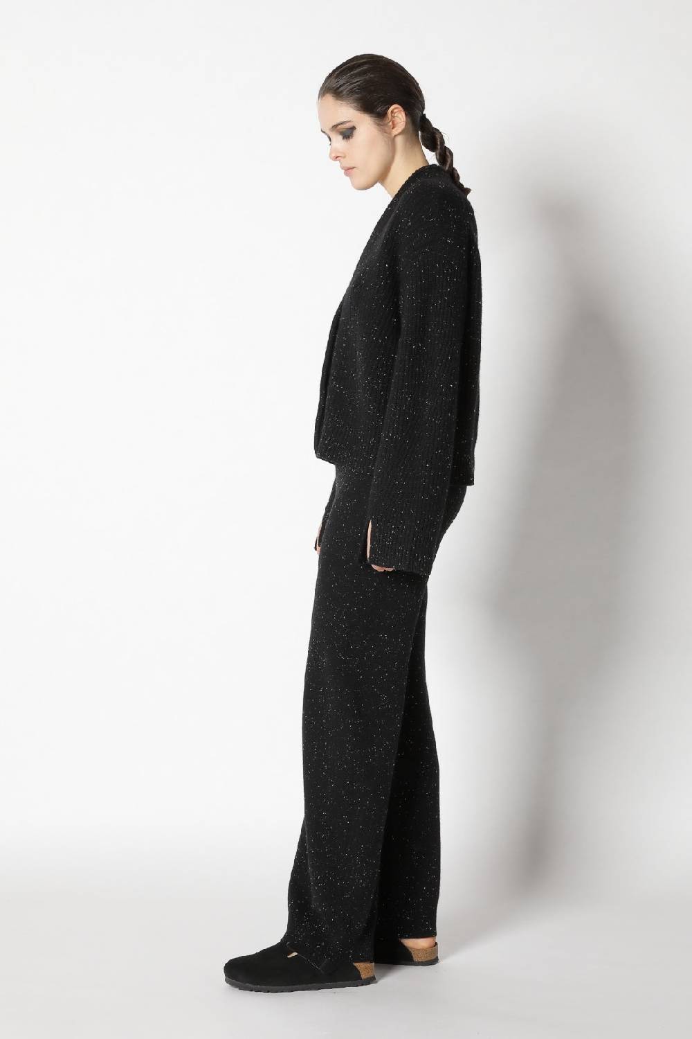 Sminfinity icon rib cardigan + infinite palazzo pants Schlussverkauf