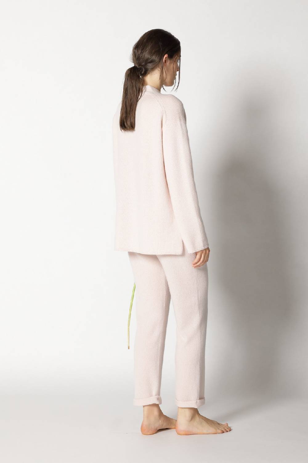 Sminfinity pure 2-ply V neck + pure boat pants Online Shopping