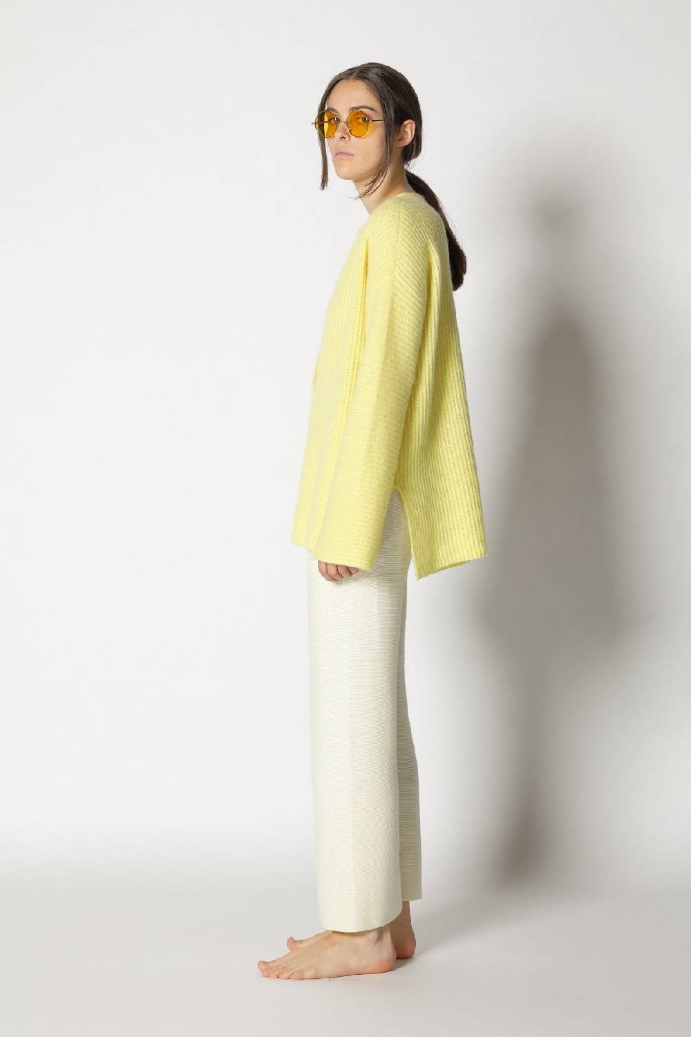 Sminfinity fluffy rib jumper + garter cropped pants Valentinstagsangebot
