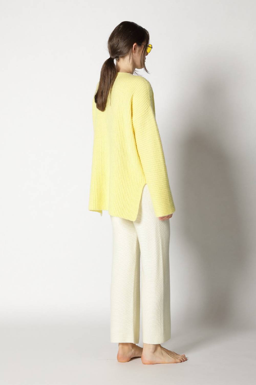 Sminfinity fluffy rib jumper + garter cropped pants Valentinstagsangebot