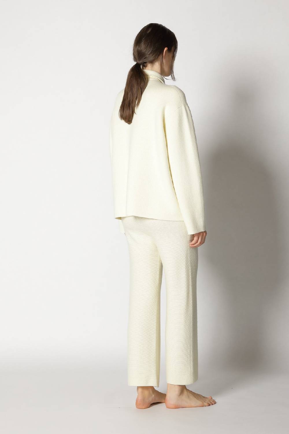 Sminfinity doubleface shirtjacket + garter cropped pants Lagerräumung