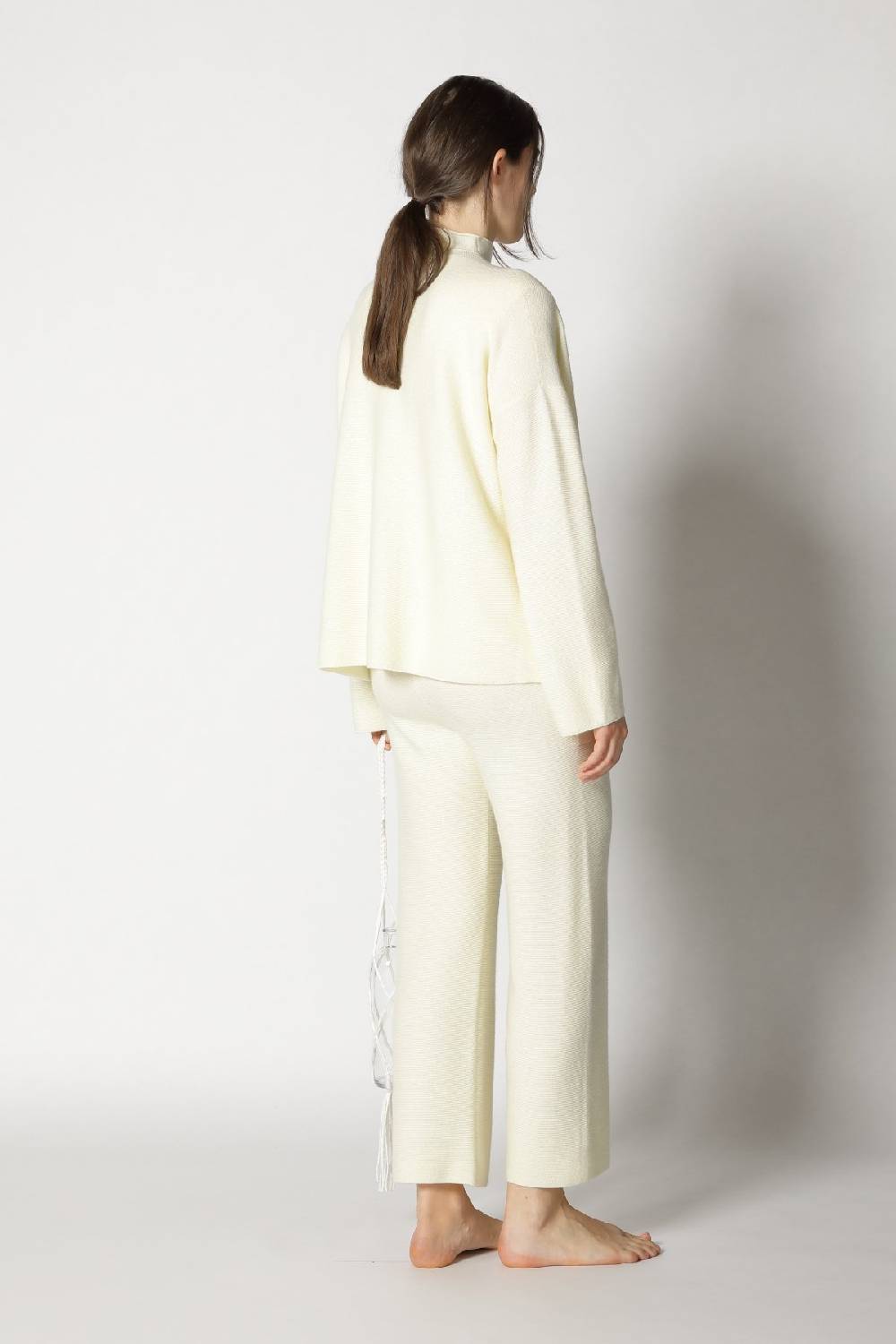 Sminfinity garter jacket + garter top + garter cropped pants Online Outlet