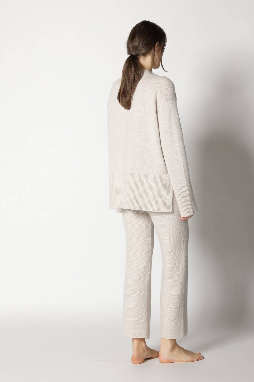 Sminfinity slouchy cardigan + garter cropped pants Saisonale Angebote
