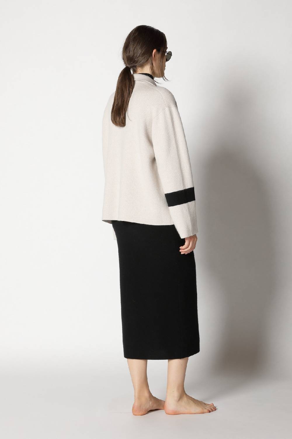 Sminfinity doubleface striped shirtjacket + garter maxi dress Kauf eins, bekomm eins gratis