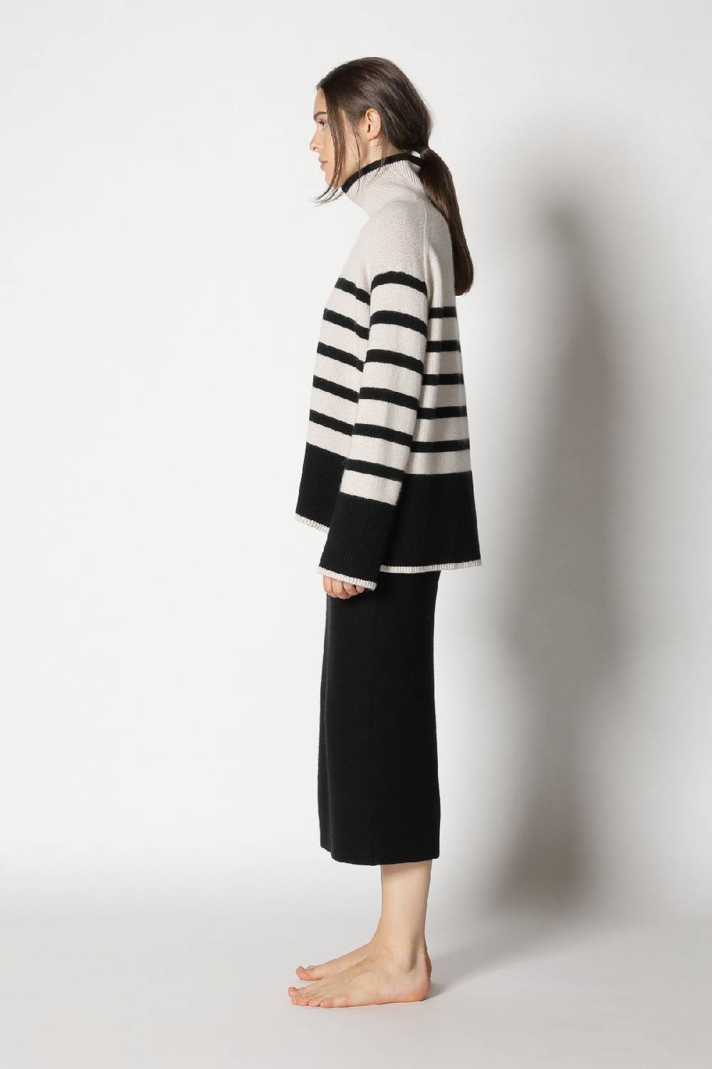 Sminfinity garter maxi dress + slouchy stripe turtle Riesige Ersparnisse