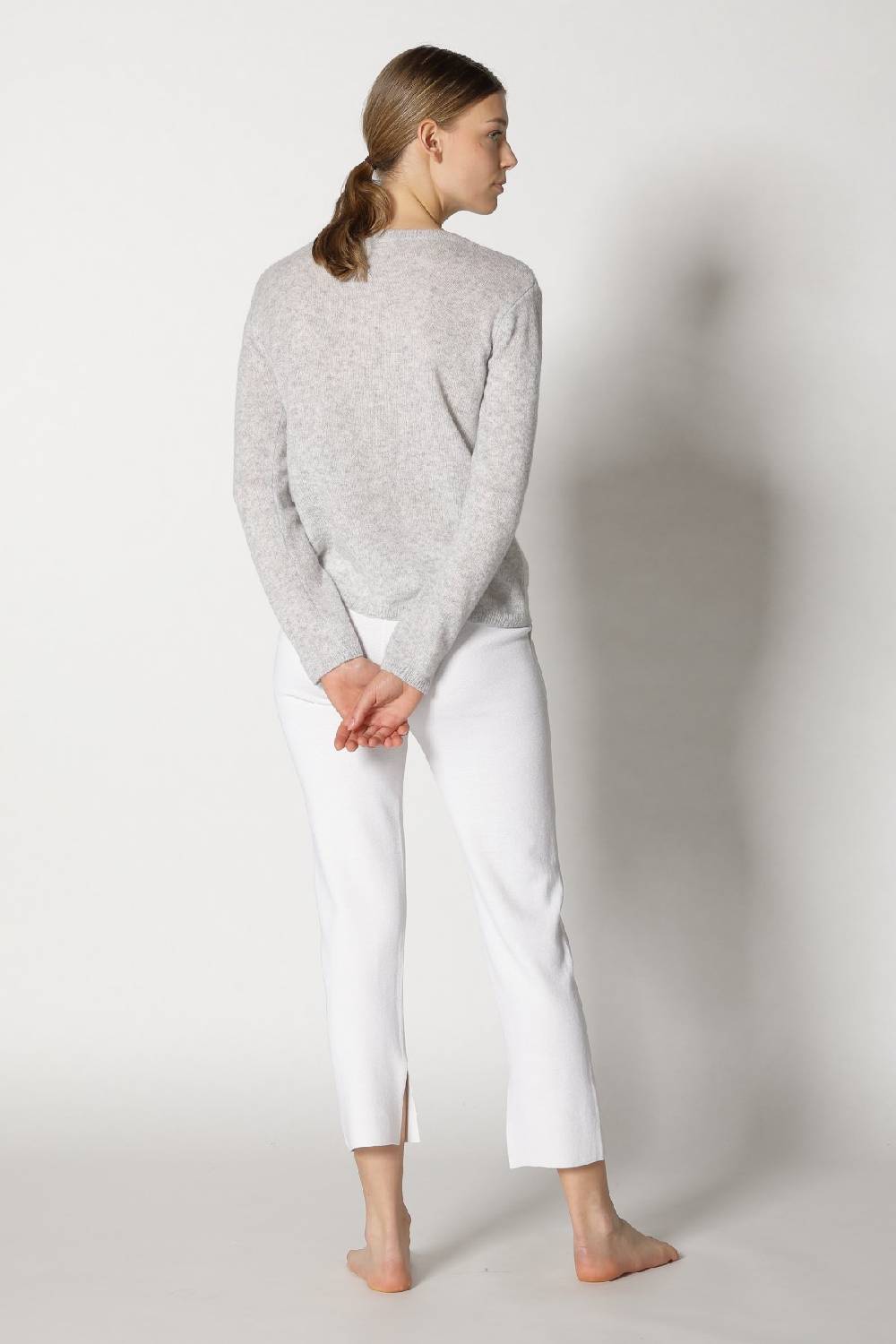 Sminfinity blurry crewneck + silky cropped pants Zeitbegrenzte Promotion