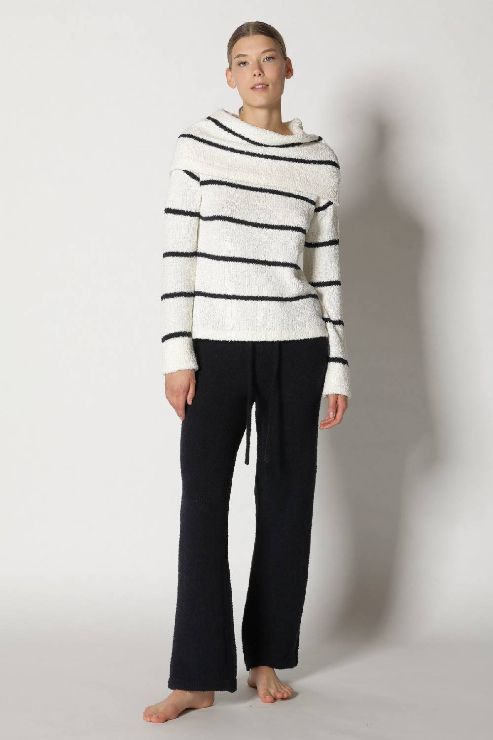 Sminfinity terry tropic stripe drape jumper + terry tropic pants zollfrei