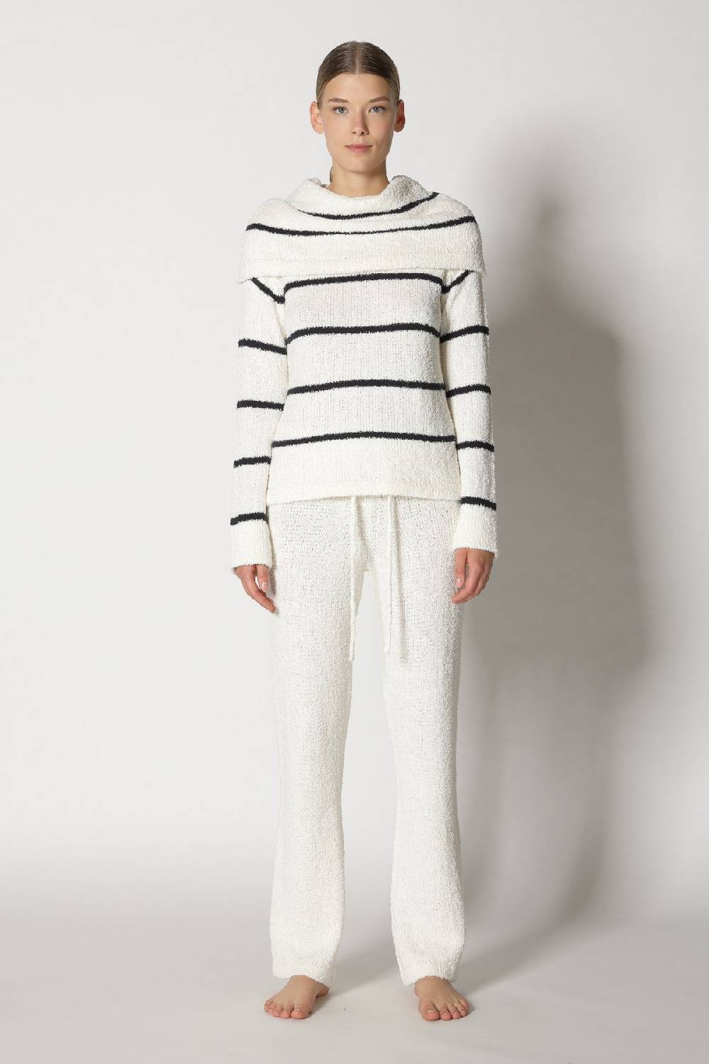 Sminfinity terry tropic stripe drape jumper + terry tropic pants zollfrei