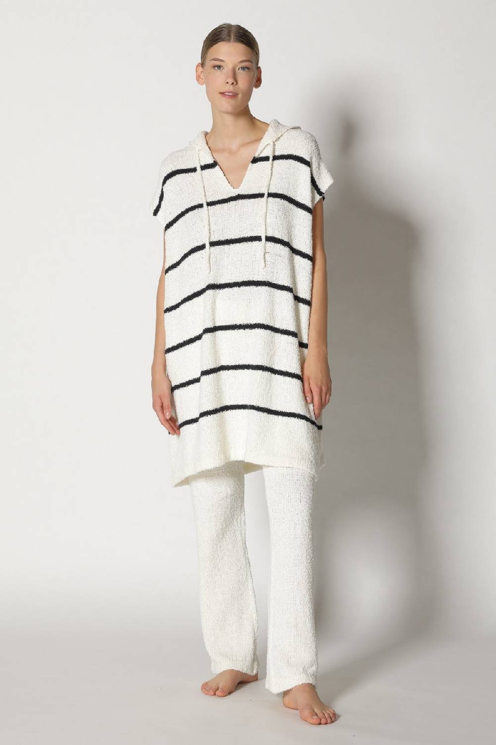 Sminfinity terry tropic stripe tunic hoody + terry tropic pants 50% Rabatt für begrenzte Zeit