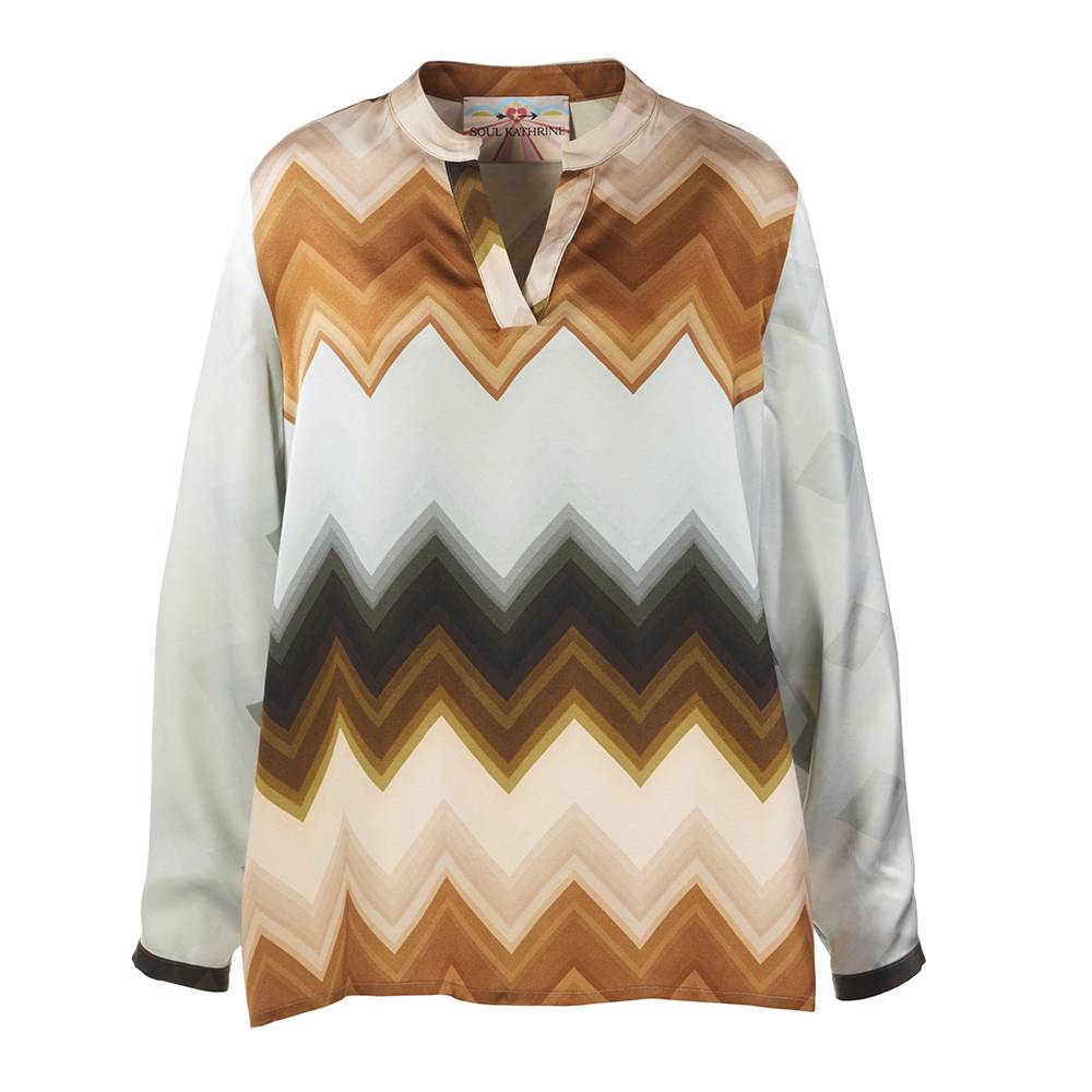 Soul Kathrine AVA TUNIC Print 20 Kostenlose Rückgabe