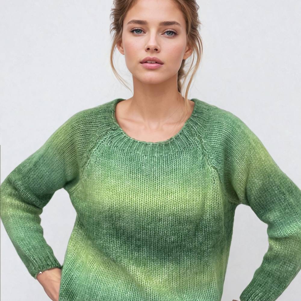 Soul Kathrine LISSIE STRIPE SWEATER green Black Friday Preise