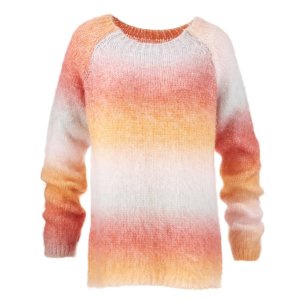 Soul Kathrine LISSIE STRIPE SWEATER orange zollfrei