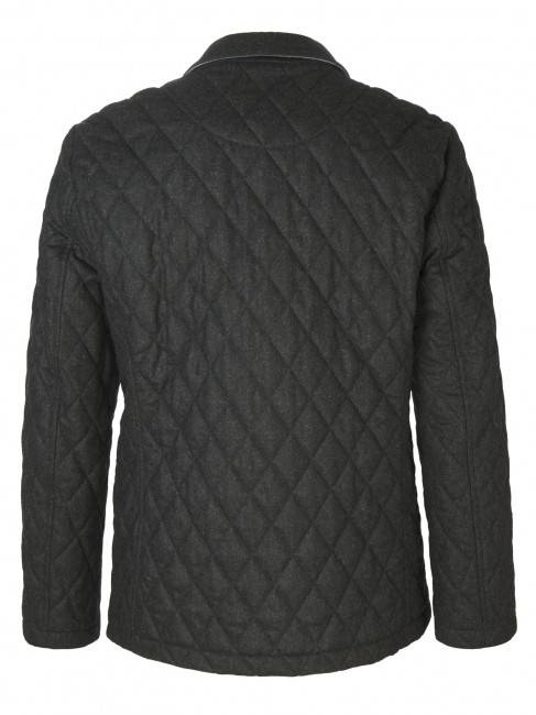 Steinbock Wattierte Steppjacke mit Reverskragen in hochwertiger Wolle/Cashmere Qualität Tiefpreis
