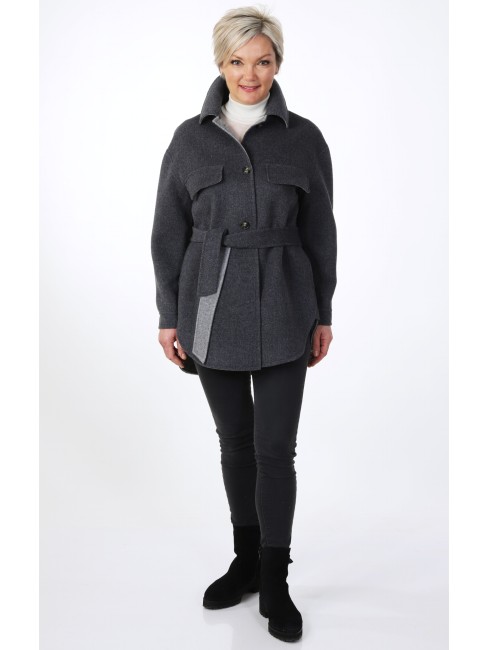 Steinbock Oversize Kurzmantel von Creation Bauer Neueste Stile