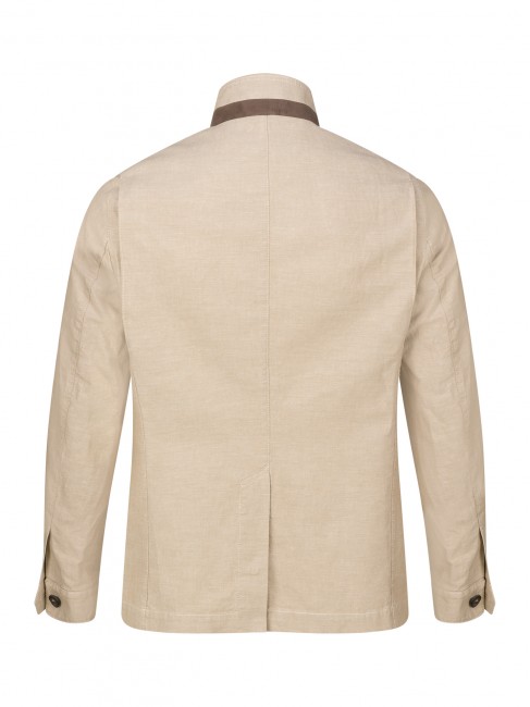 Steinbock Fieldjacket in Baumwolle/Leinen Mix Fabrikladen