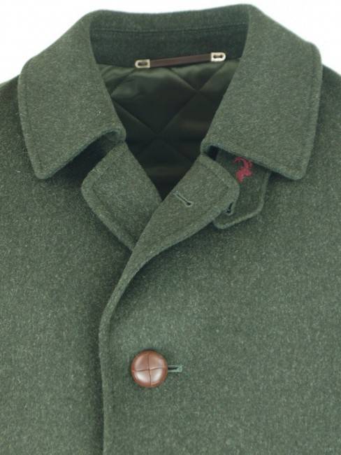 Steinbock Hubertusmantel mit kariertem Wollfutter Outlet