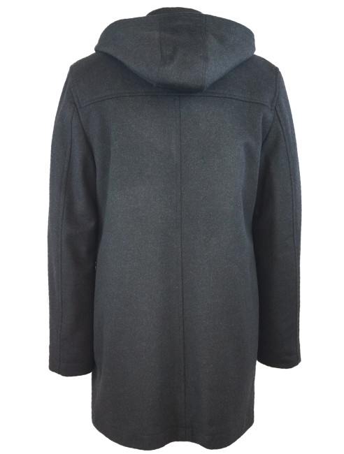 Steinbock Klassischer Duffle-Coat mit abknöpfbarer Kapuze und Knebelknöpfen Tägliche Deals