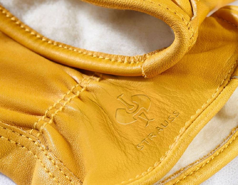 Strauss Vollleder-Winterhandschuhe Yellowstone Saisonschlussverkauf