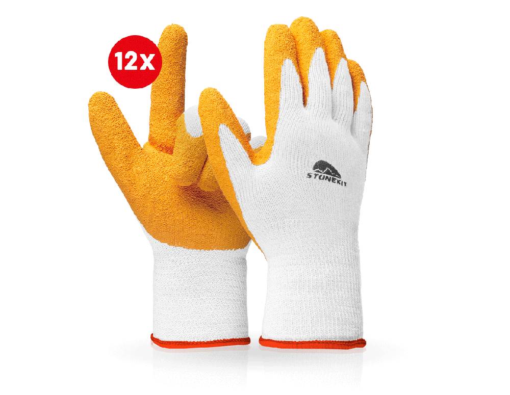 Strauss Latex-Strickhandschuhe Eco-Grip II, 12er Pack Online Outlet