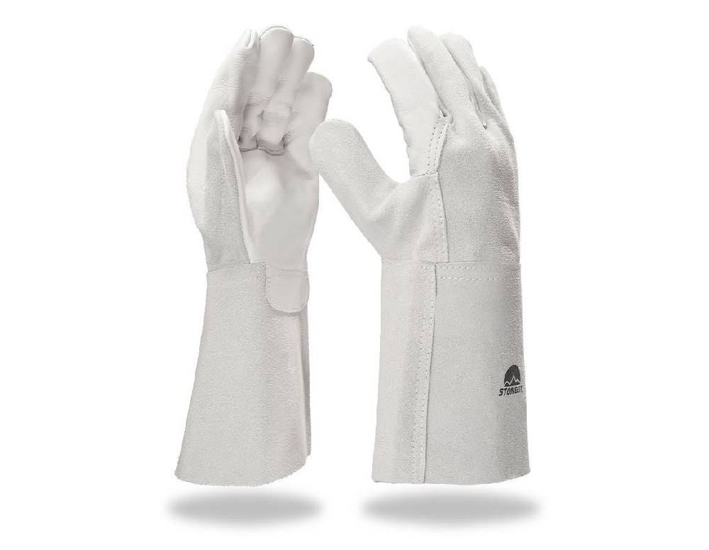 Strauss Leder-Schweißerhandschuhe, lang Kauf eins, bekomm eins gratis