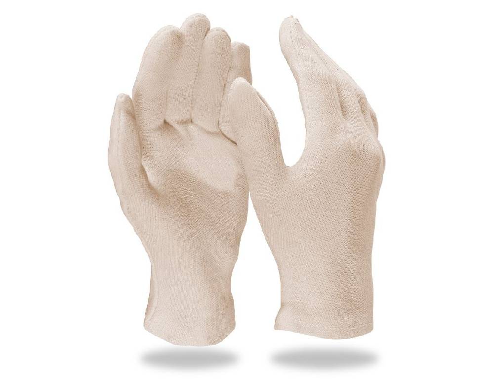 Strauss Trikot-Handschuhe, natur, 12er Pack Günstig kaufen