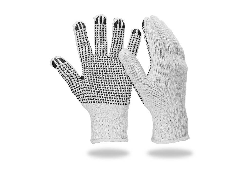 Strauss PVC-Strickhandschuhe Black-Point Saisonale Angebote