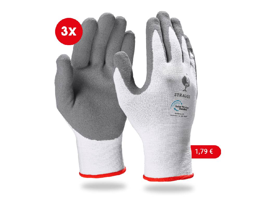 Strauss e.s. Nitrilschaum-Handschuhe recycled, 3 Paar VIP-Rabatte