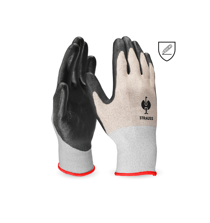 Strauss PU-Schnittschutzhandschuhe, cut B Bis zu 50% Rabatt