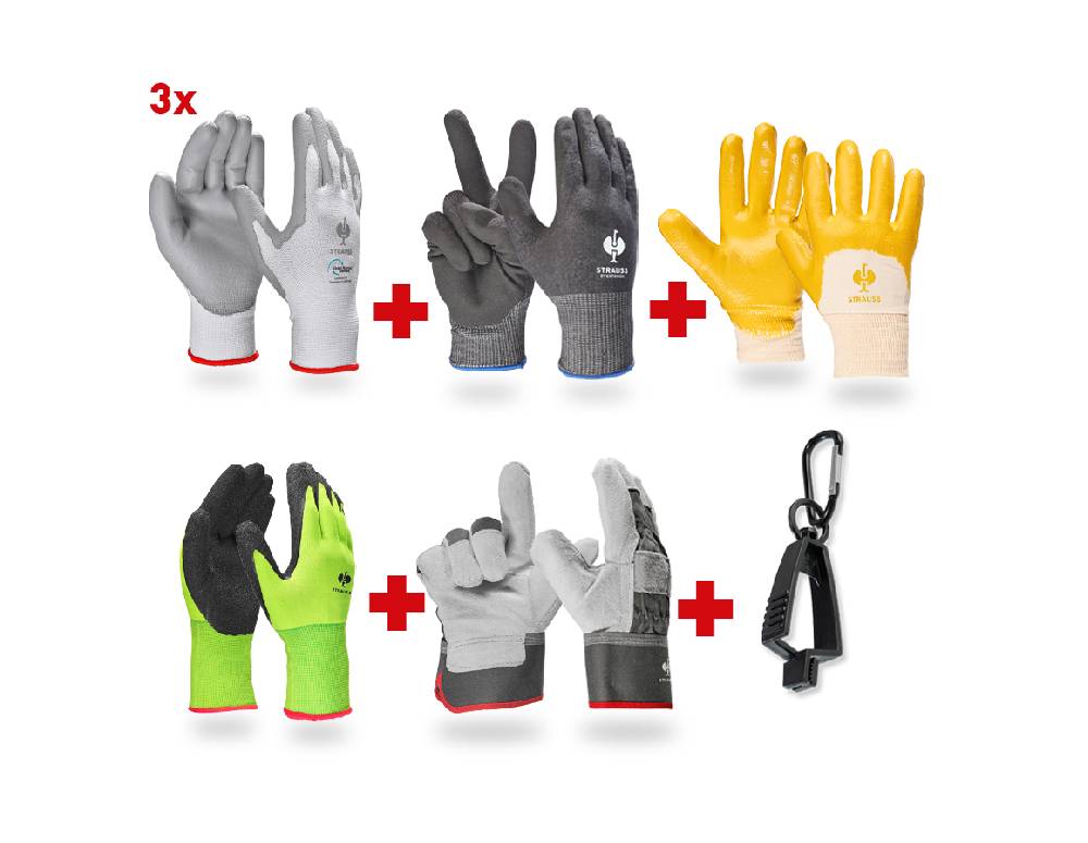 Strauss Handschuh-Profi Set BAU II Blitzangebot
