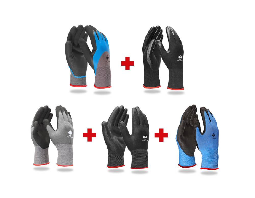 Strauss Handschuh-Profi-Set KFZ II Kauf eins, bekomm eins gratis