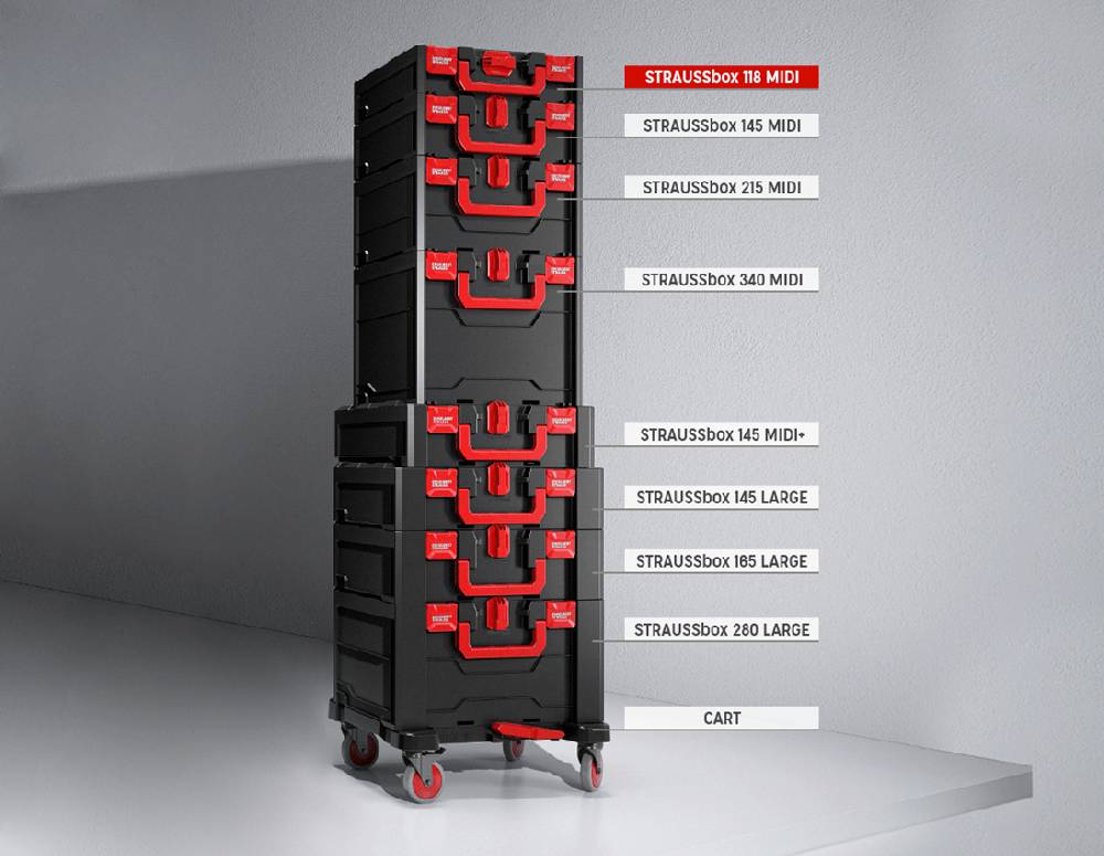 Strauss Steckschlüssel-Satz lockfix 1/2 in STRAUSSbox midi Blitzangebot