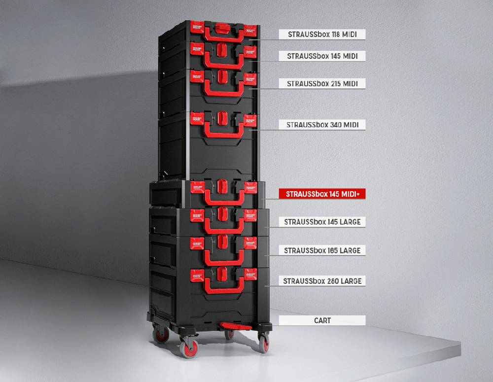 Strauss Steckschl.-Satz pro 1/4+3/8+1/2 in STRAUSSbox