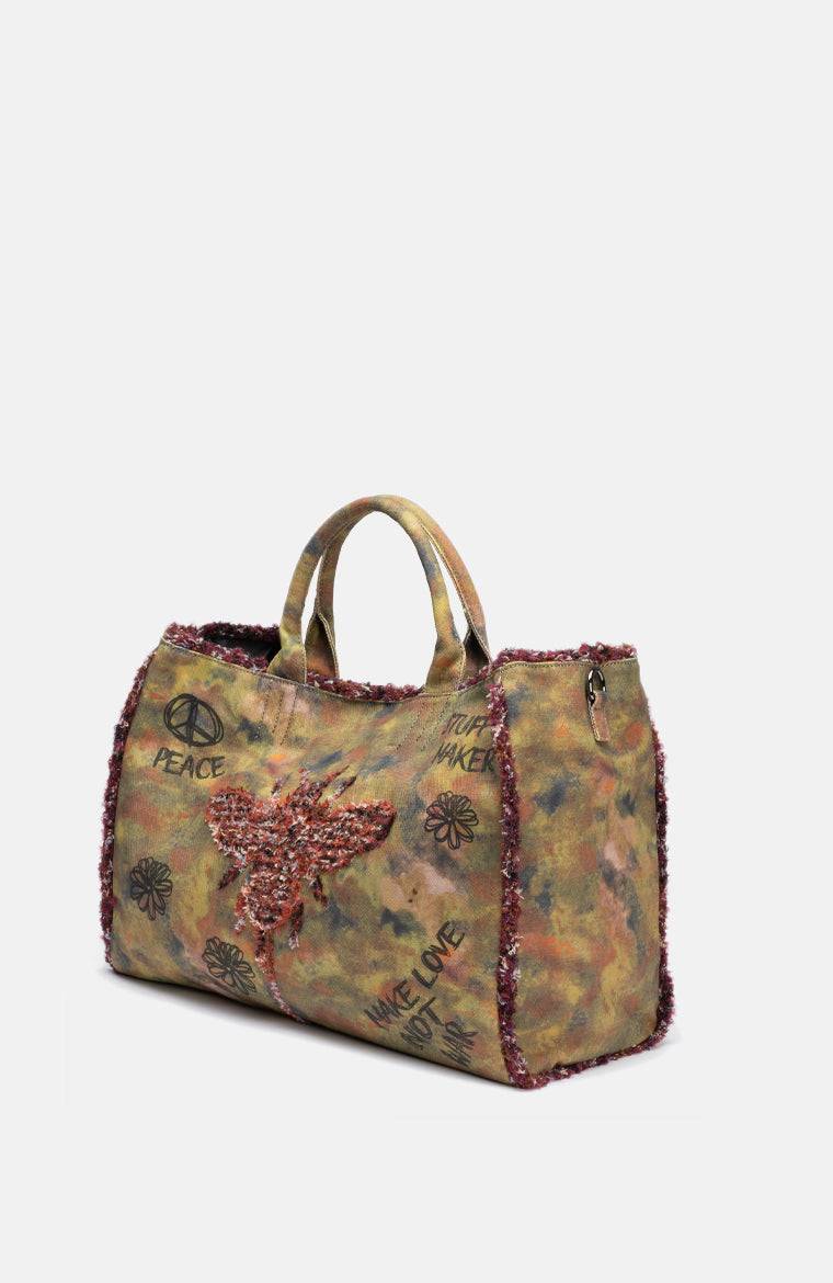 Stuff Maker Iconic Shopper in Used Khaki Kauf eins, bekomm eins gratis