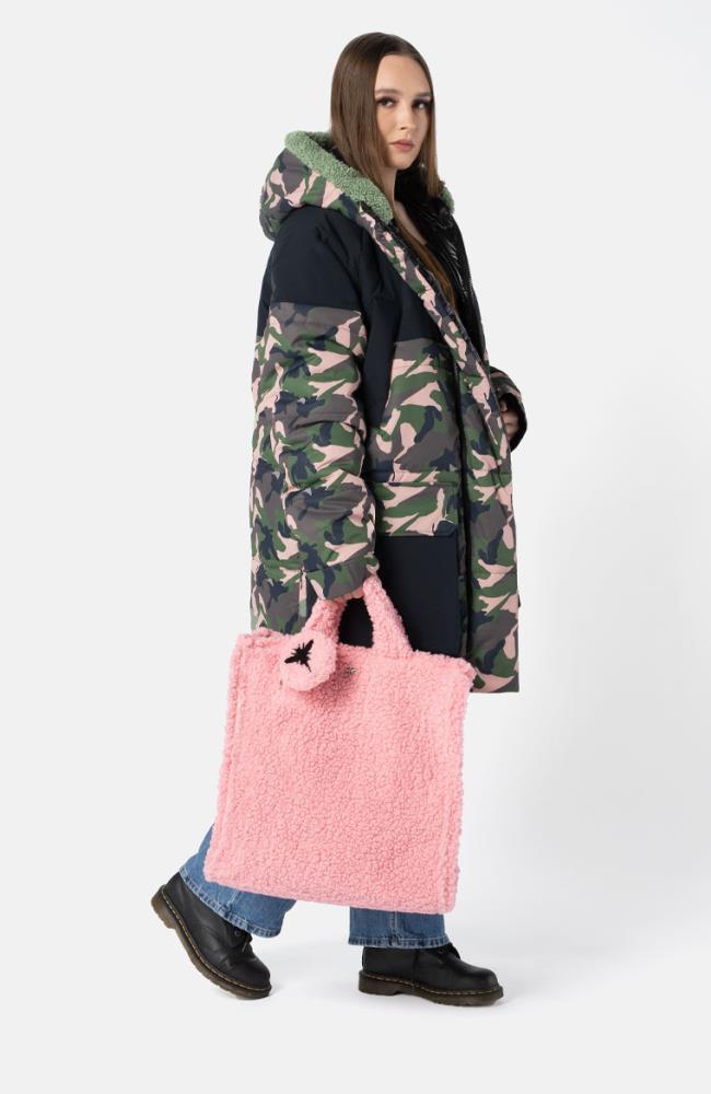 Stuff Maker Teddy Handbag in Pink Sonderangebote