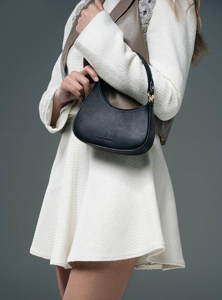 Stuff Maker Handtasche Luisa in Schwarz Rabatt