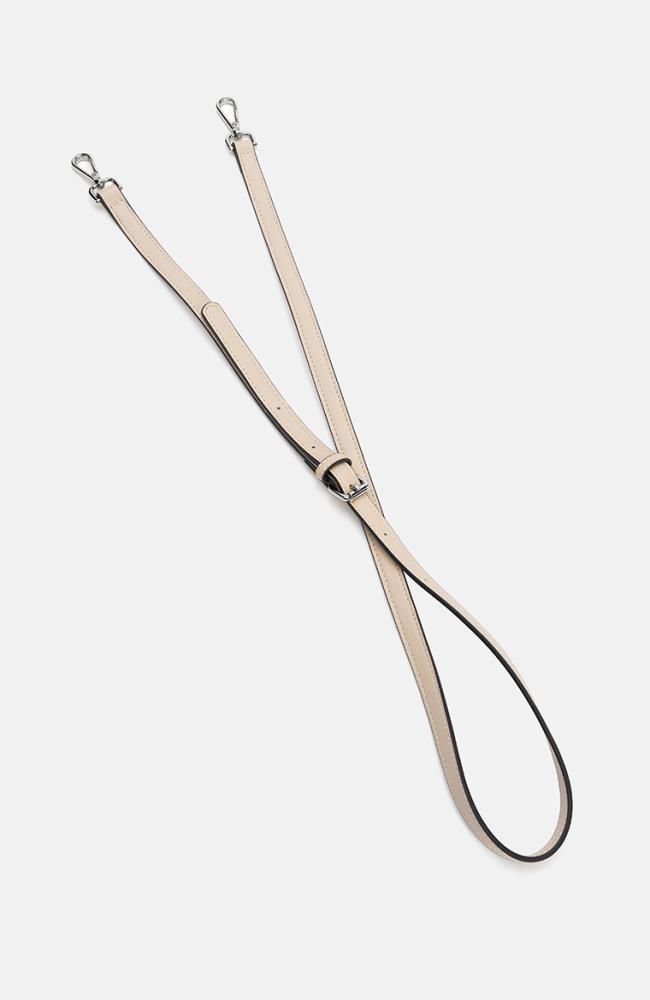 Stuff Maker Schultergurt Beige mit Karabinerhaken in Silber Saisonschlussverkauf