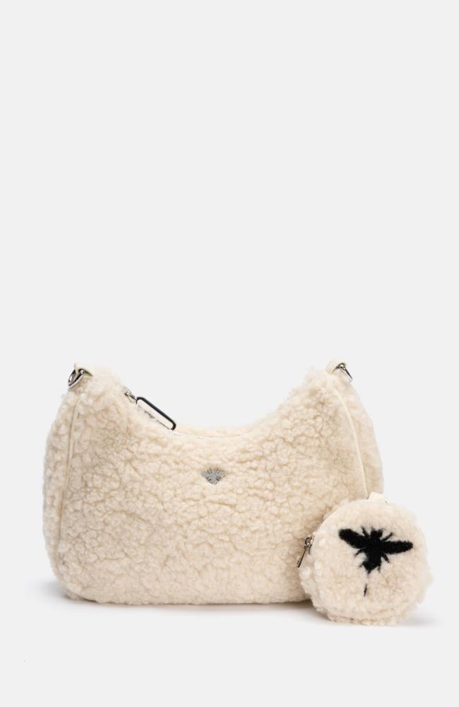Stuff Maker Teddy Mini Bag in Weiß Blitzangebot