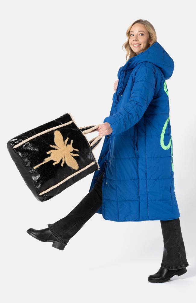 Stuff Maker Bienen Shopper in Schwarz Sonderangebote